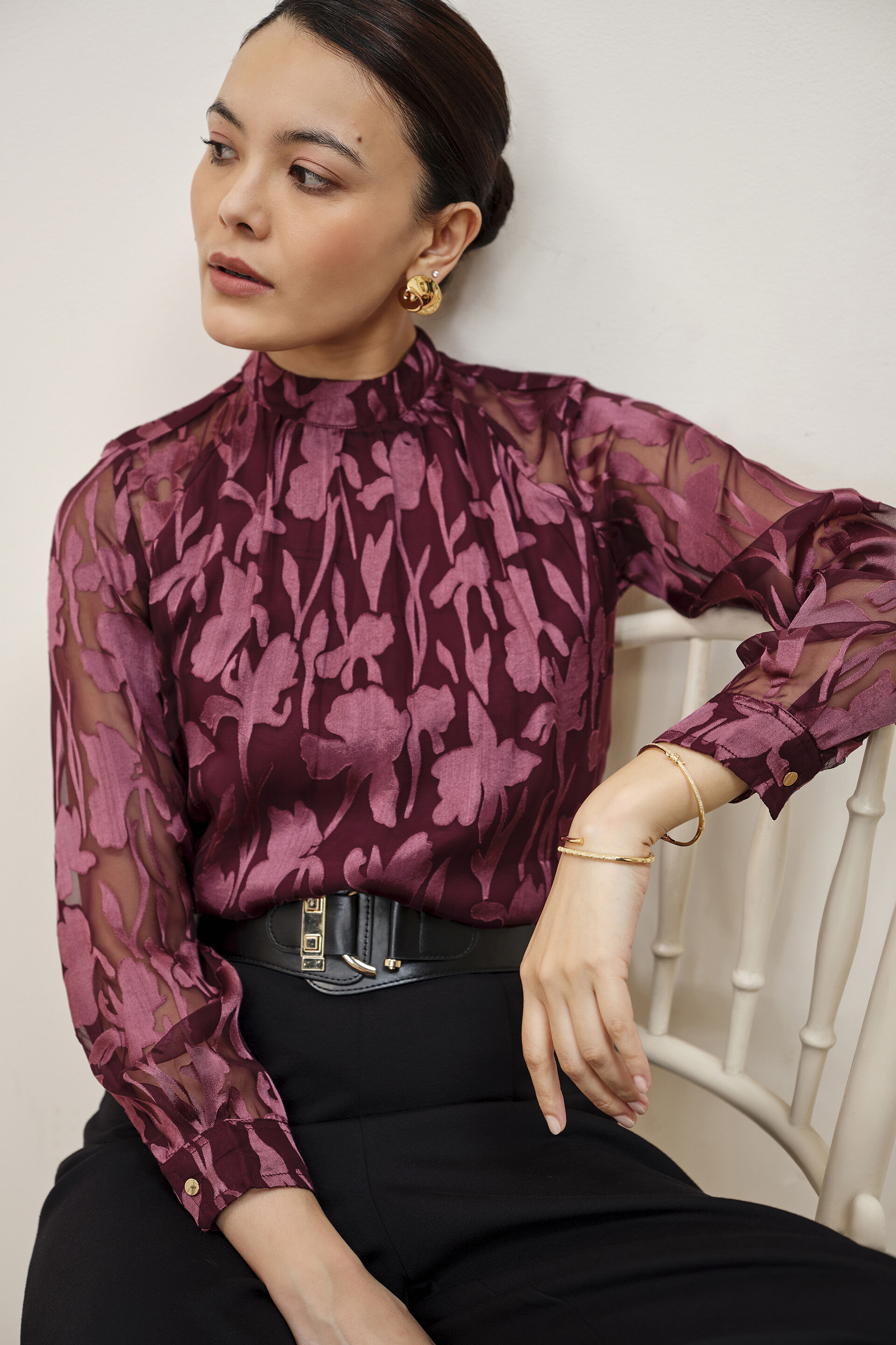 Olina Wine Top, Wine, image 4